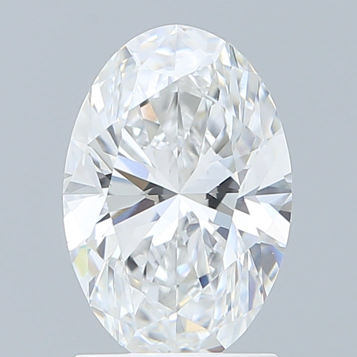 1.74 Carat Oval Shaped, Ideal Cut, E Color, VVS2 Clarity, IGI Certified Lab Grown Diamond