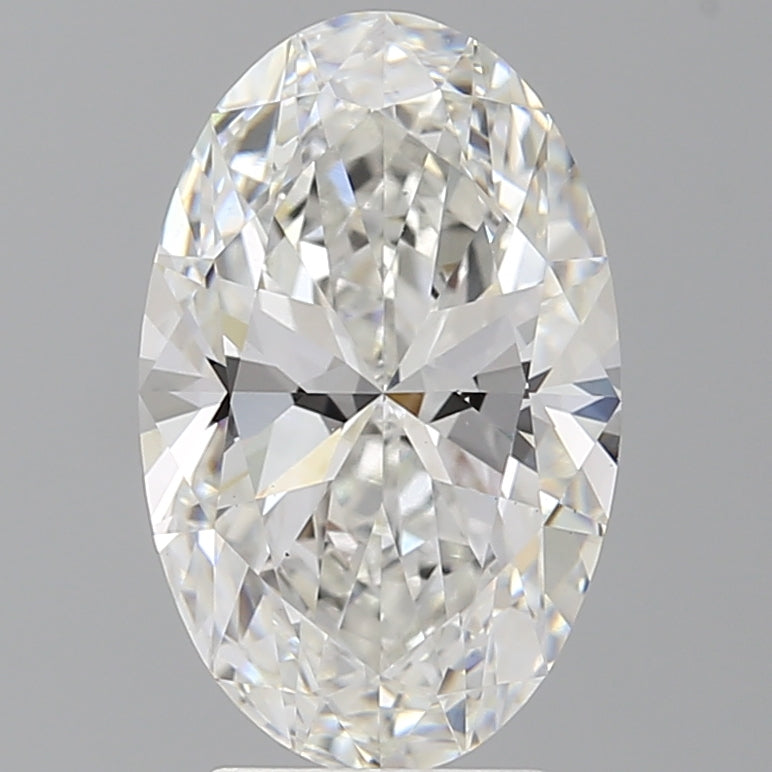 3.60 Carat Oval Shaped, Ideal Cut, F Color, VS1 Clarity, IGI Certified Lab Grown Diamond
