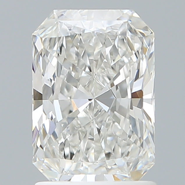 1.59 Carat Radiant Shaped, Ideal Cut, E Color, VVS2 Clarity, IGI Certified Lab Grown Diamond