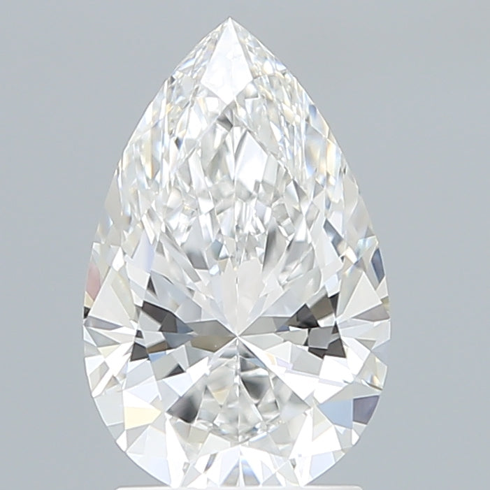 2.15 Carat Pear Shaped, Ideal Cut, D Color, VVS2 Clarity, IGI Certified Lab Grown Diamond
