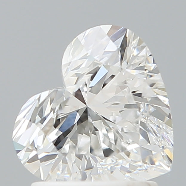 1.70 Carat Heart Shaped, Ideal Cut, D Color, VVS2 Clarity, IGI Certified Lab Grown Diamond