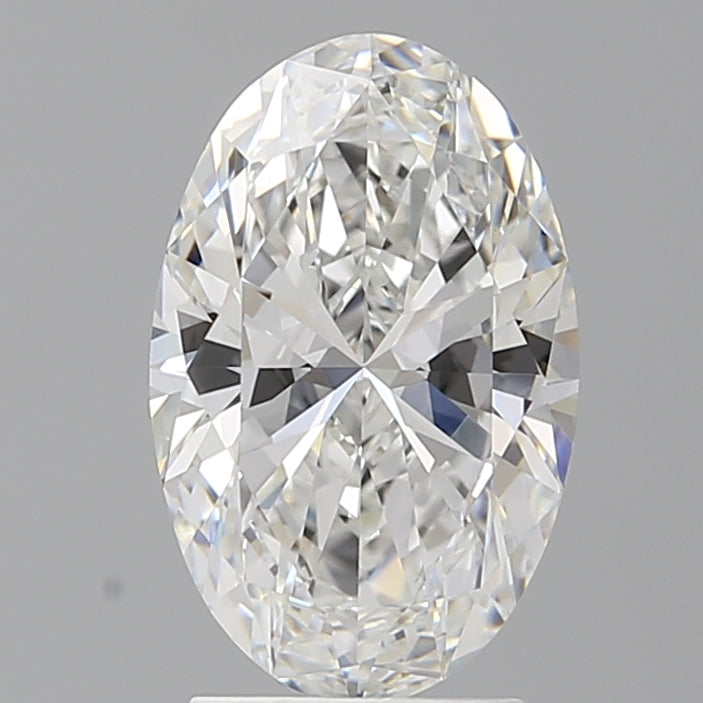 2.56 Carat Oval Shaped, Ideal Cut, E Color, VVS2 Clarity, IGI Certified Lab Grown Diamond