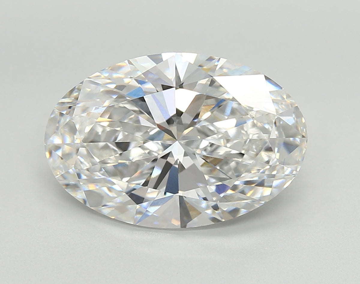 5.10 Carat Oval Shaped, Very Good Cut, E Color, VVS2 Clarity, IGI Certified Lab Grown Diamond
