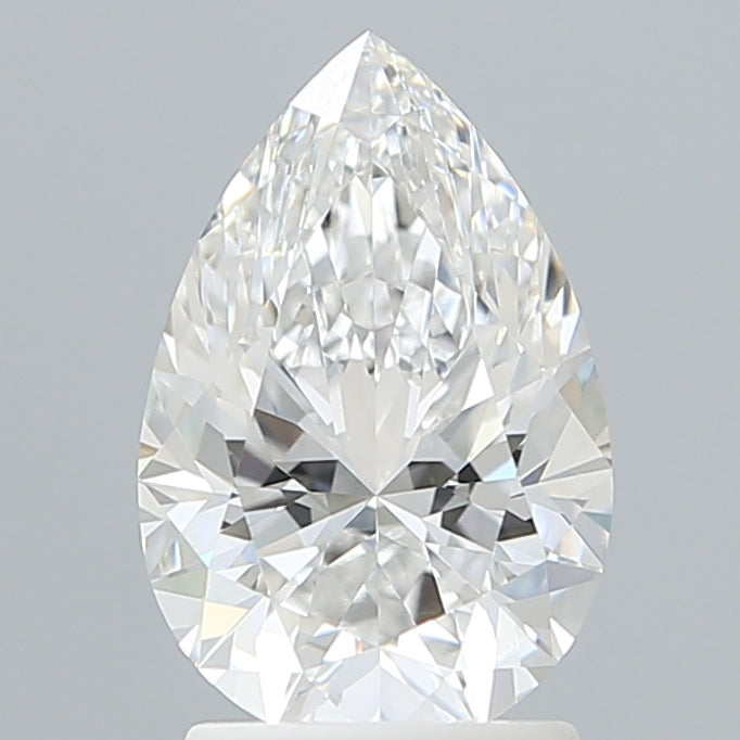 2.12 Carat Pear Shaped, Excellent Cut, D Color, VVS2 Clarity, IGI Certified Lab Grown Diamond