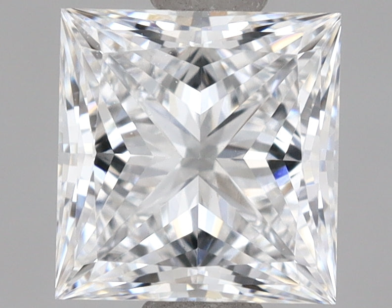 1.04 Carat Princess Shaped, Excellent Cut, E Color, VVS1 Clarity, IGI Certified Lab Grown Diamond