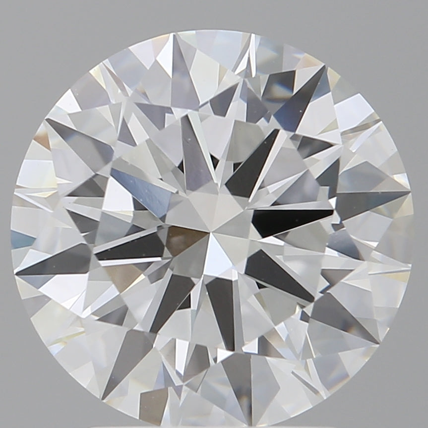3.02 Carat Round Shaped, Ideal Cut, E Color, VVS2 Clarity, IGI Certified Lab Grown Diamond