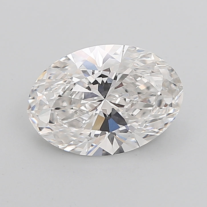 4.05 Carat Oval Shaped, Ideal Cut, F Color, VVS2 Clarity, IGI Certified Lab Grown Diamond