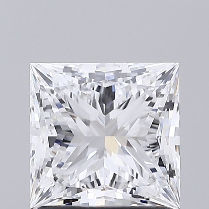 1.48 Carat Princess Shaped, Ideal Cut, D Color, VS1 Clarity, IGI Certified Lab Grown Diamond