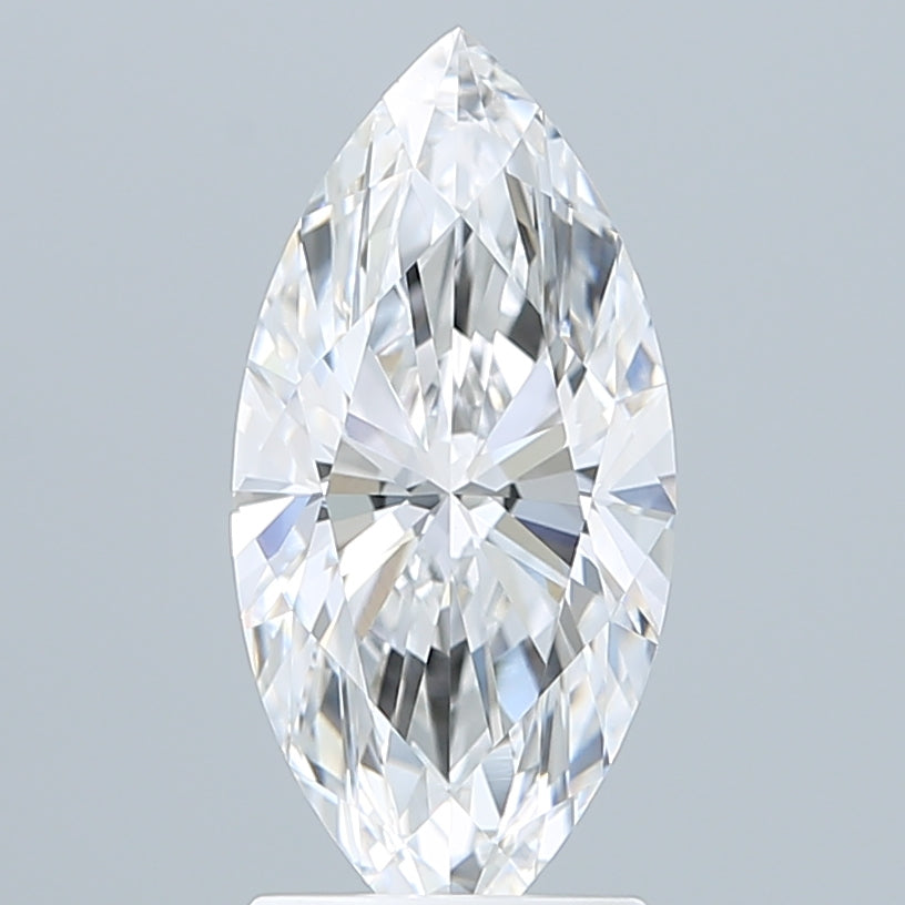 2.09 Carat Marquise Shaped, Ideal Cut, D Color, VVS2 Clarity, IGI Certified Lab Grown Diamond