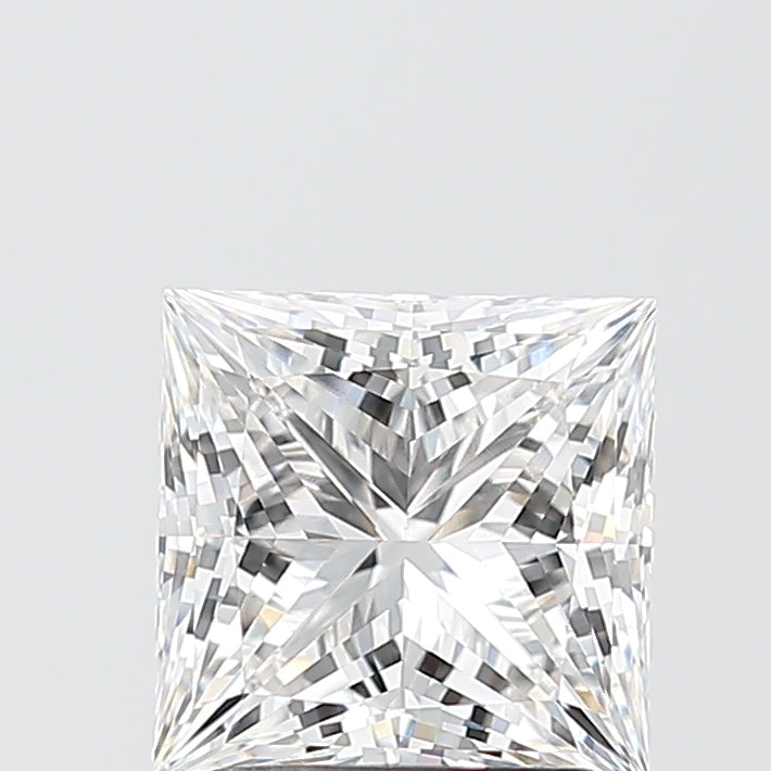 2.01 Carat Princess Shaped, Ideal Cut, E Color, VS1 Clarity, IGI Certified Lab Grown Diamond