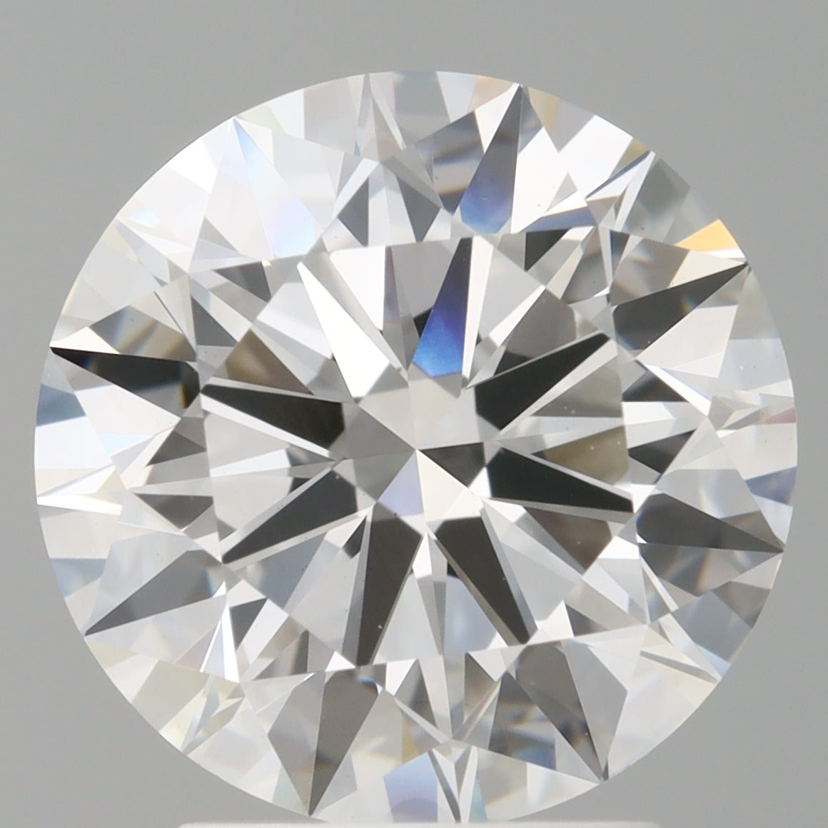 3.10 Carat Round Shaped, Ideal Cut, E Color, VVS2 Clarity, IGI Certified Lab Grown Diamond
