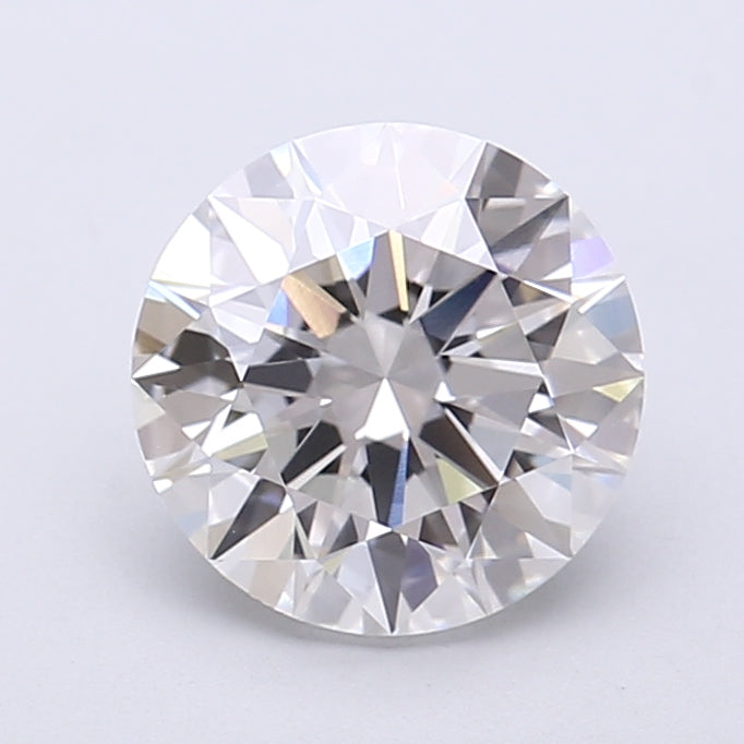 2.01 Carat Round Shaped, Ideal Cut, E Color, VVS2 Clarity, IGI Certified Lab Grown Diamond