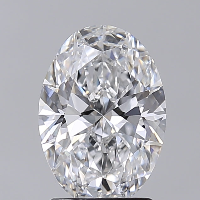 2.03 Carat Oval Shaped, Excellent Cut, D Color, VVS2 Clarity, IGI Certified Lab Grown Diamond