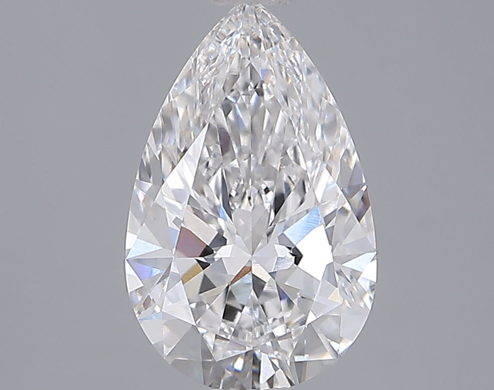 2.05 Carat Pear Shaped, Ideal Cut, D Color, VVS2 Clarity, IGI Certified Lab Grown Diamond