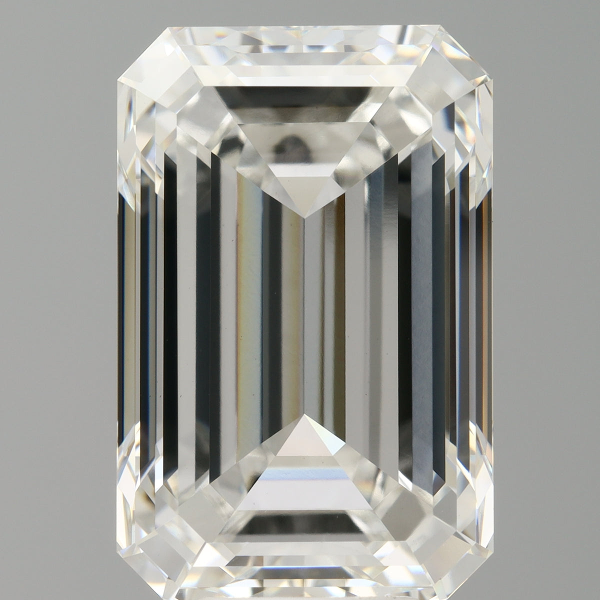 9.09 Carat Emerald Shaped, Ideal Cut, F Color, VVS2 Clarity, IGI Certified Lab Grown Diamond