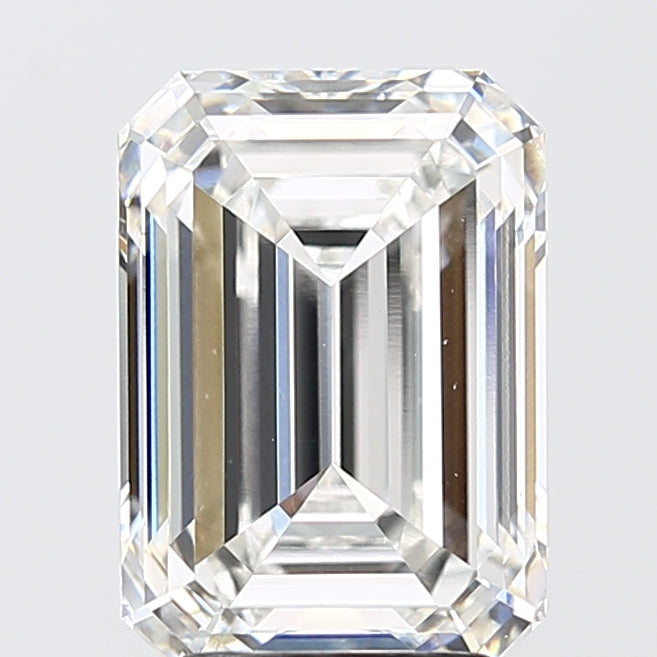 4.05 Carat Emerald Shaped, Ideal Cut, E Color, VS1 Clarity, IGI Certified Lab Grown Diamond
