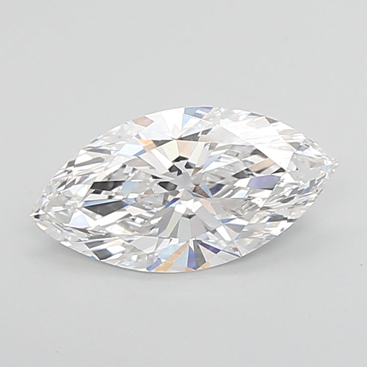3.08 Carat Marquise Shaped, Ideal Cut, D Color, VS1 Clarity, IGI Certified Lab Grown Diamond