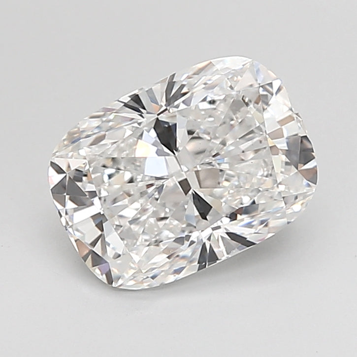 2.50 Carat Cushion Shaped, Ideal Cut, E Color, VVS2 Clarity, IGI Certified Lab Grown Diamond