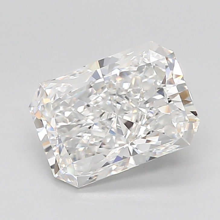 2.05 Carat Radiant Shaped, Ideal Cut, E Color, VS1 Clarity, IGI Certified Lab Grown Diamond