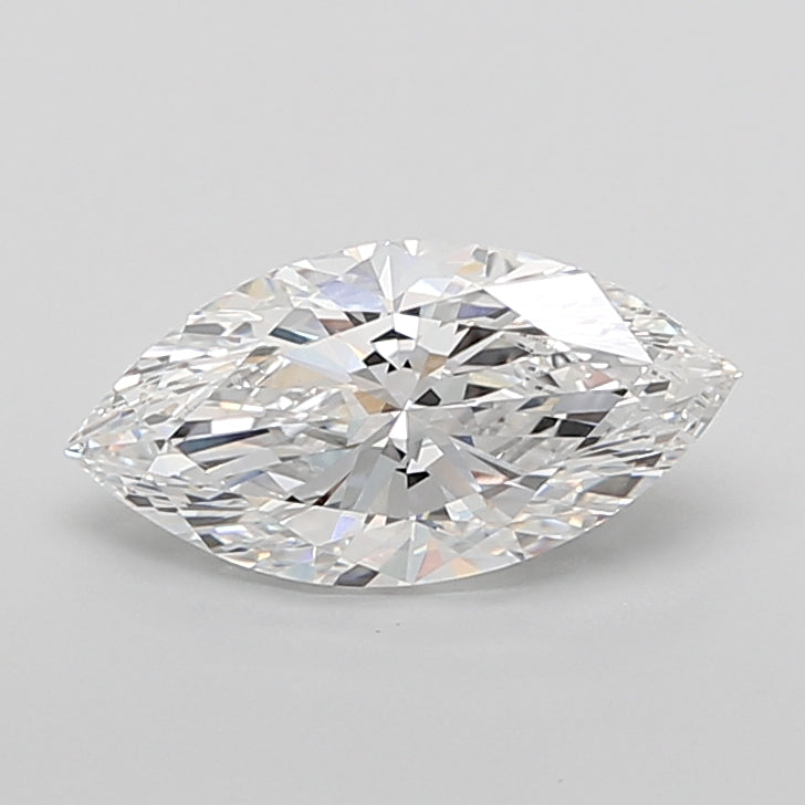 3.57 Carat Marquise Shaped, Ideal Cut, E Color, VVS2 Clarity, IGI Certified Lab Grown Diamond