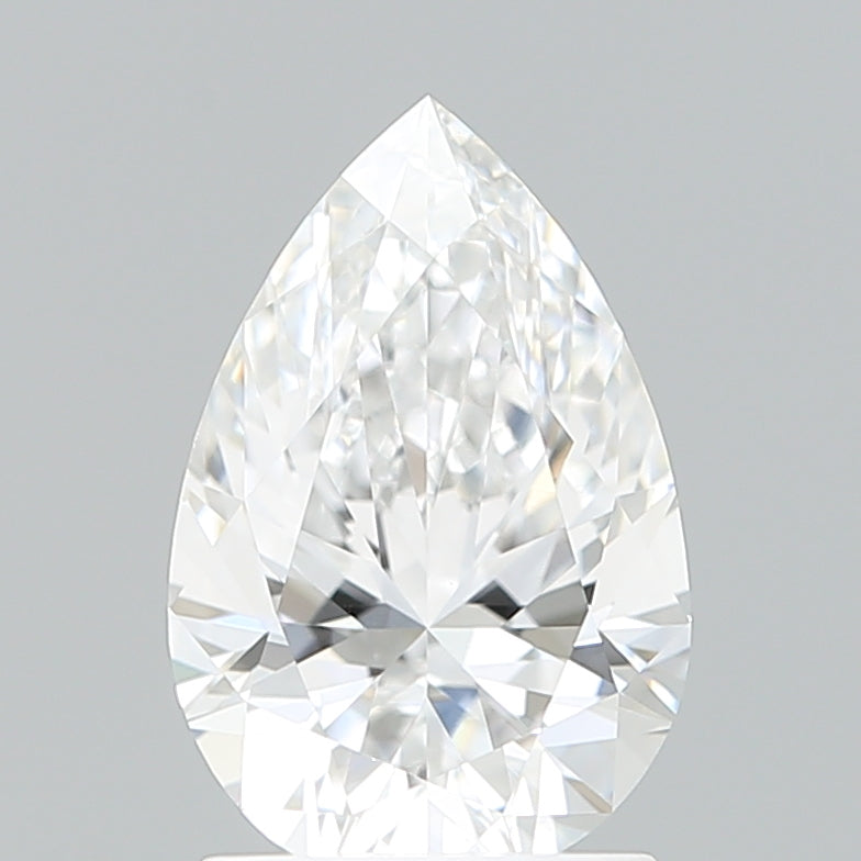 1.59 Carat Pear Shaped, Ideal Cut, E Color, VVS1 Clarity, IGI Certified Lab Grown Diamond