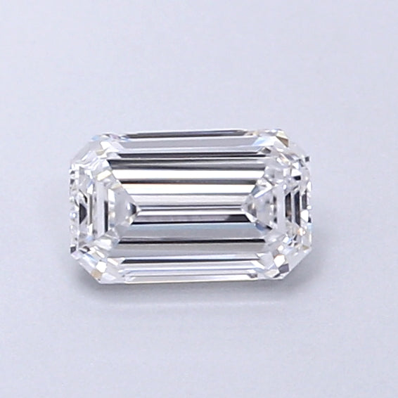 0.37 Carat Emerald Shaped, Very Good Cut, D Color, IF Clarity, IGI Certified Lab Grown Diamond