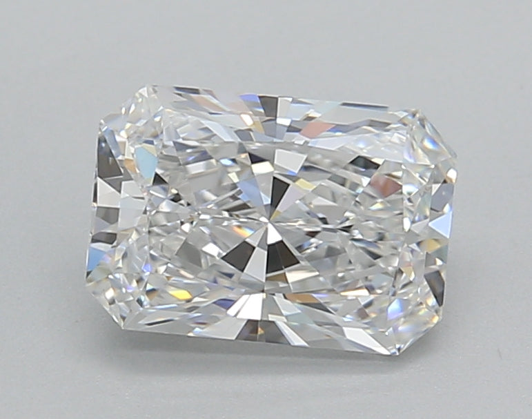 1.51 Carat Radiant Shaped, Excellent Cut, D Color, VVS1 Clarity, IGI Certified Lab Grown Diamond