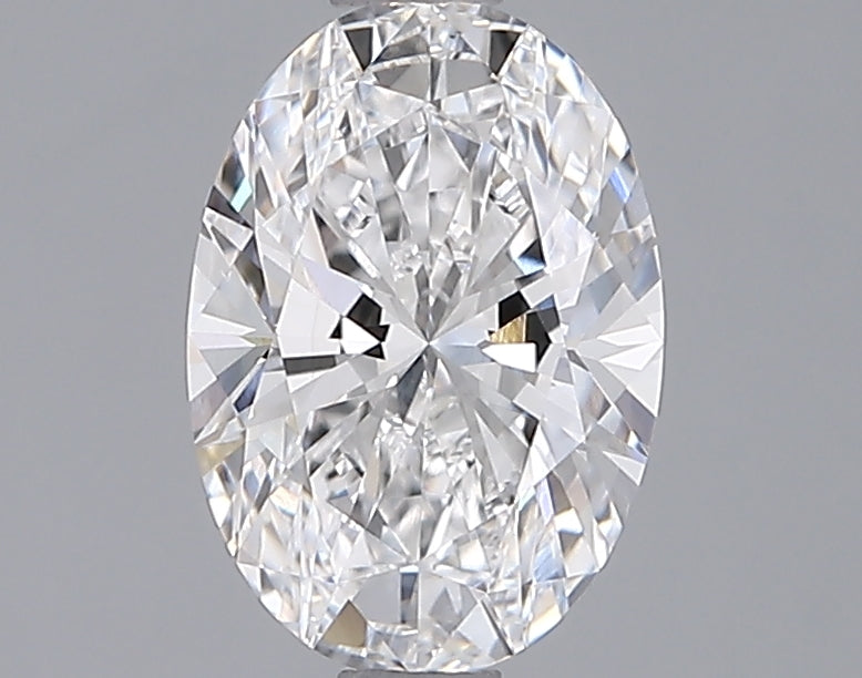 1.38 Carat Oval Shaped, Ideal Cut, D Color, VS1 Clarity, IGI Certified Lab Grown Diamond