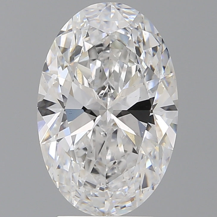 3.52 Carat Oval Shaped, Ideal Cut, D Color, VS2 Clarity, IGI Certified Lab Grown Diamond