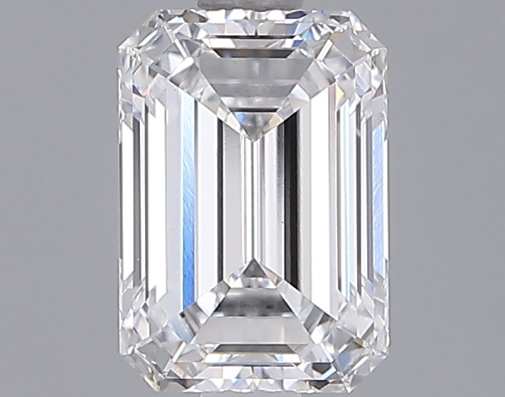 1.53 Carat Emerald Shaped, Ideal Cut, D Color, VVS2 Clarity, IGI Certified Lab Grown Diamond