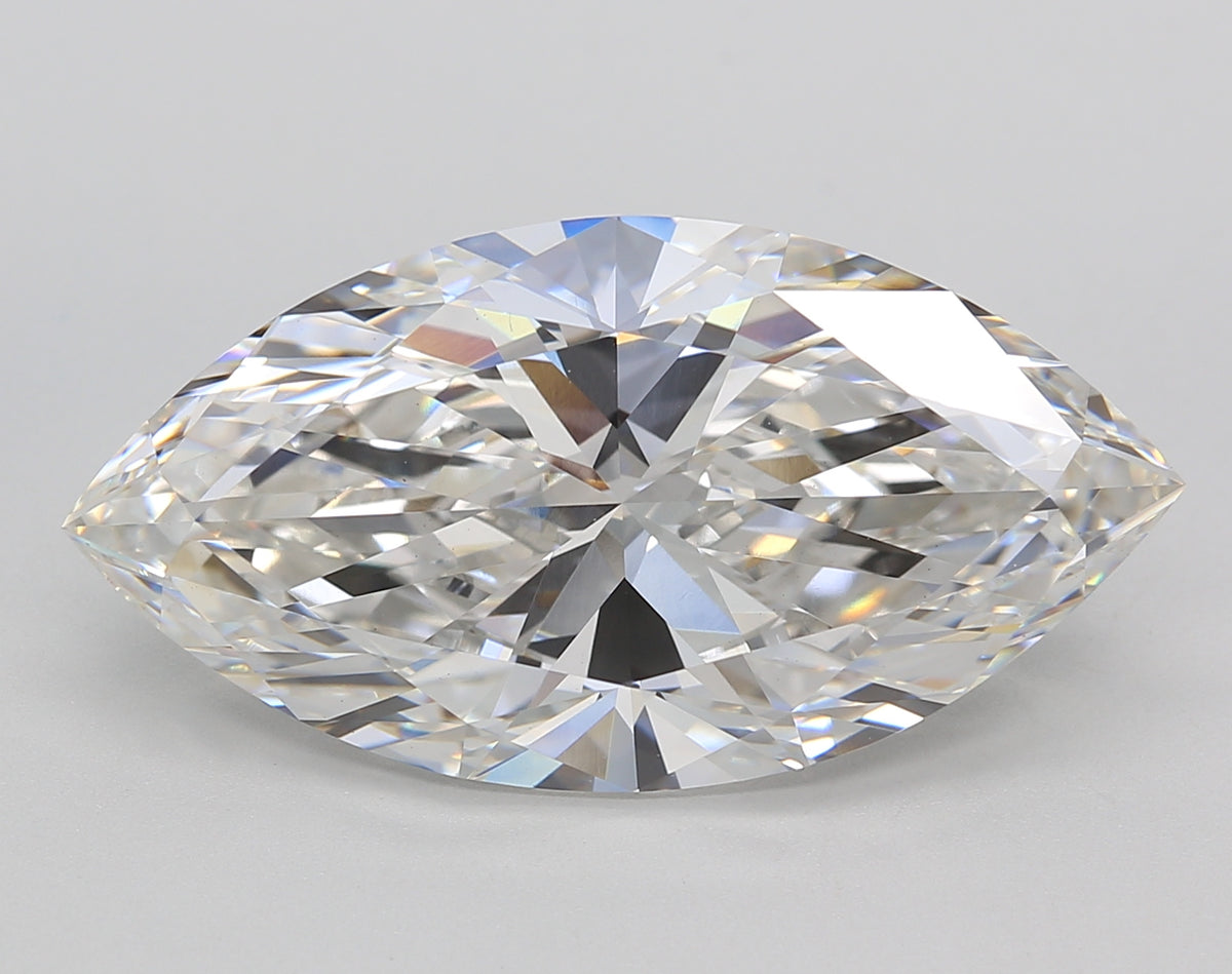 9.02 Carat Marquise Shaped, Ideal Cut, G Color, VS1 Clarity, IGI Certified Lab Grown Diamond