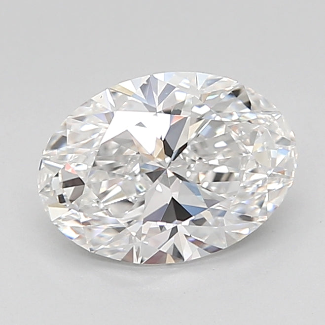 1.45 Carat Oval Shaped, Ideal Cut, D Color, VVS1 Clarity, IGI Certified Lab Grown Diamond
