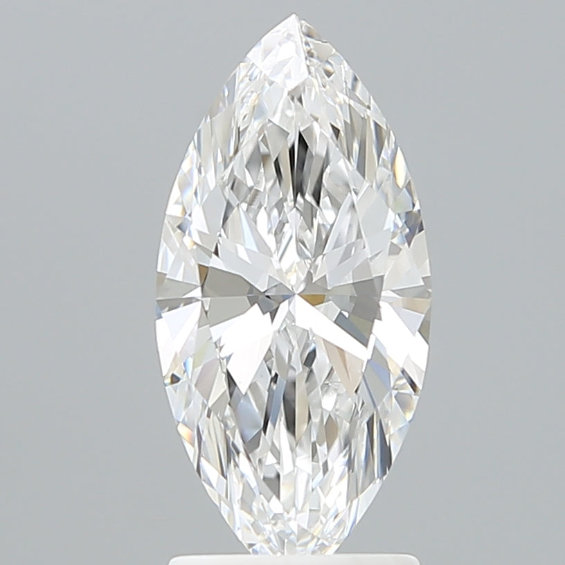 2.00 Carat Marquise Shaped, Excellent Cut, D Color, VVS2 Clarity, IGI Certified Lab Grown Diamond