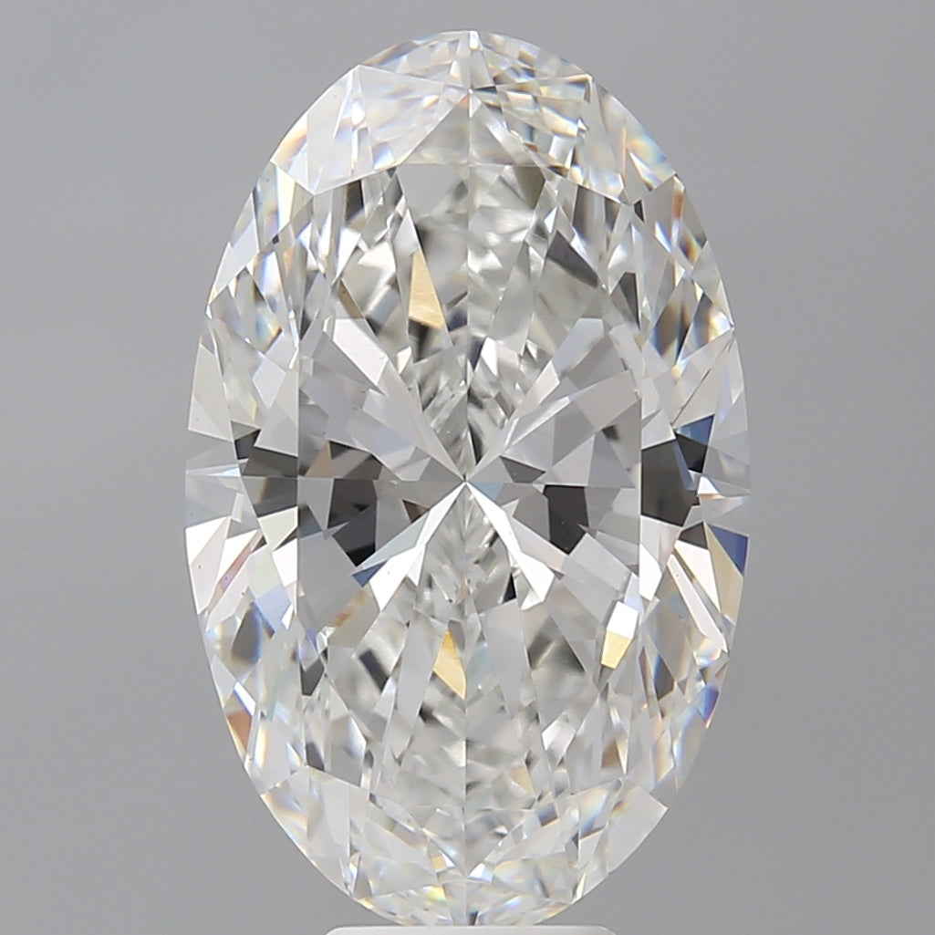 8.10 Carat Oval Shaped, Ideal Cut, F Color, VS1 Clarity, IGI Certified Lab Grown Diamond