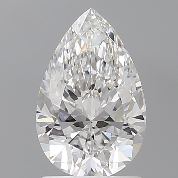 1.57 Carat Pear Shaped, Ideal Cut, E Color, VVS2 Clarity, IGI Certified Lab Grown Diamond