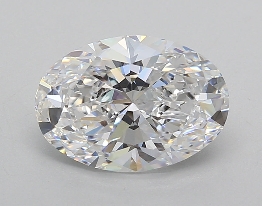 2.01 Carat Oval Shaped, Very Good Cut, D Color, VVS2 Clarity, IGI Certified Lab Grown Diamond