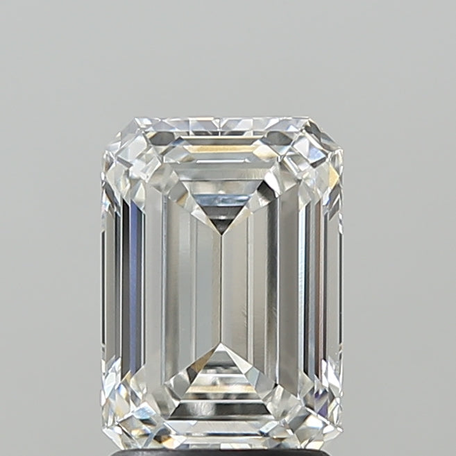 2.10 Carat Emerald Shaped, Ideal Cut, F Color, VVS2 Clarity, IGI Certified Lab Grown Diamond