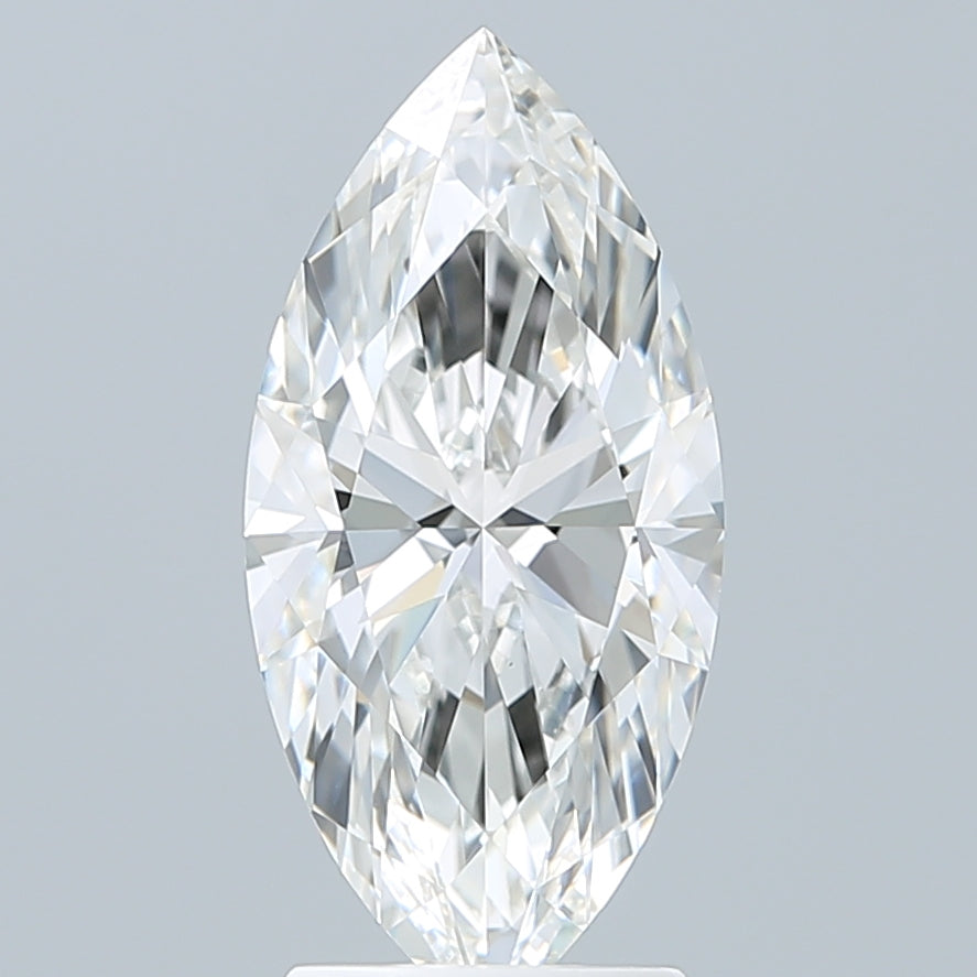 2.60 Carat Marquise Shaped, Ideal Cut, F Color, VVS2 Clarity, IGI Certified Lab Grown Diamond