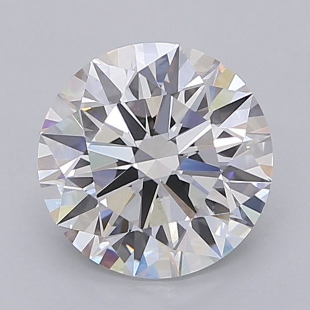 2.06 Carat Round Shaped, Ideal Cut, E Color, VS1 Clarity, IGI Certified Lab Grown Diamond