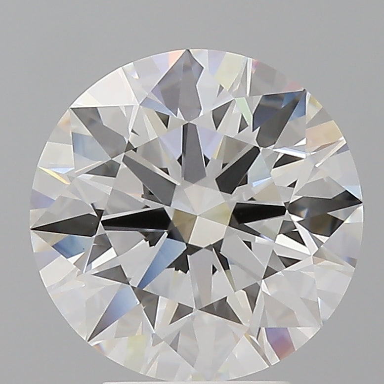 4.10 Carat Round Shaped, Ideal Cut, E Color, VVS2 Clarity, IGI Certified Lab Grown Diamond