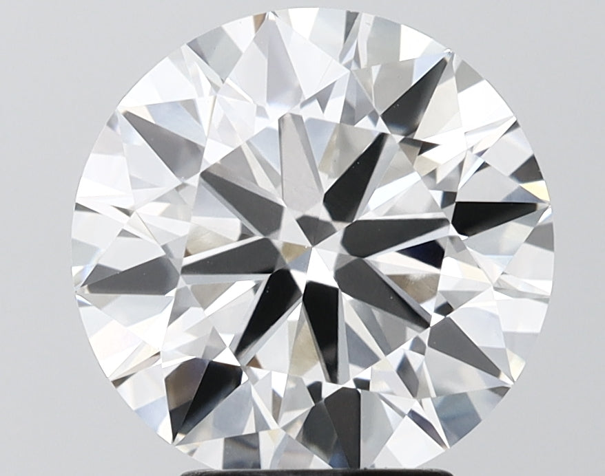 3.95 Carat Round Shaped, Ideal Cut, F Color, VS1 Clarity, IGI Certified Lab Grown Diamond