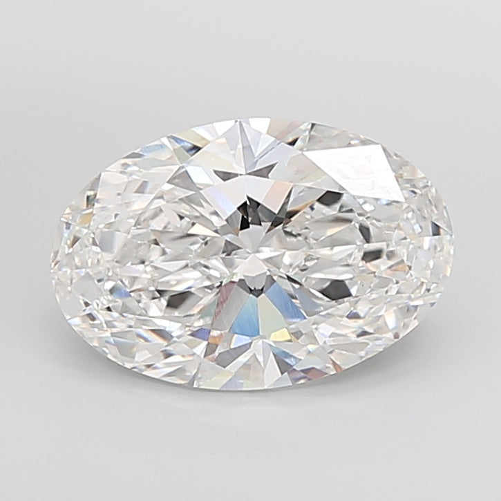 8.05 Carat Oval Shaped, Ideal Cut, E Color, VVS2 Clarity, IGI Certified Lab Grown Diamond