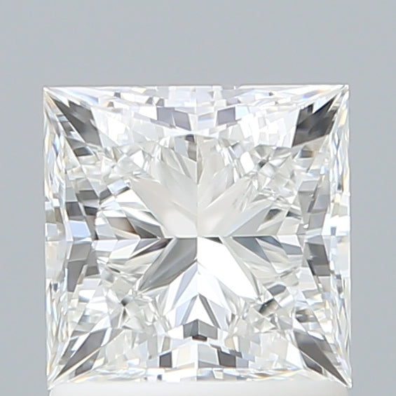 1.50 Carat Princess Shaped, Ideal Cut, E Color, VVS1 Clarity, IGI Certified Lab Grown Diamond