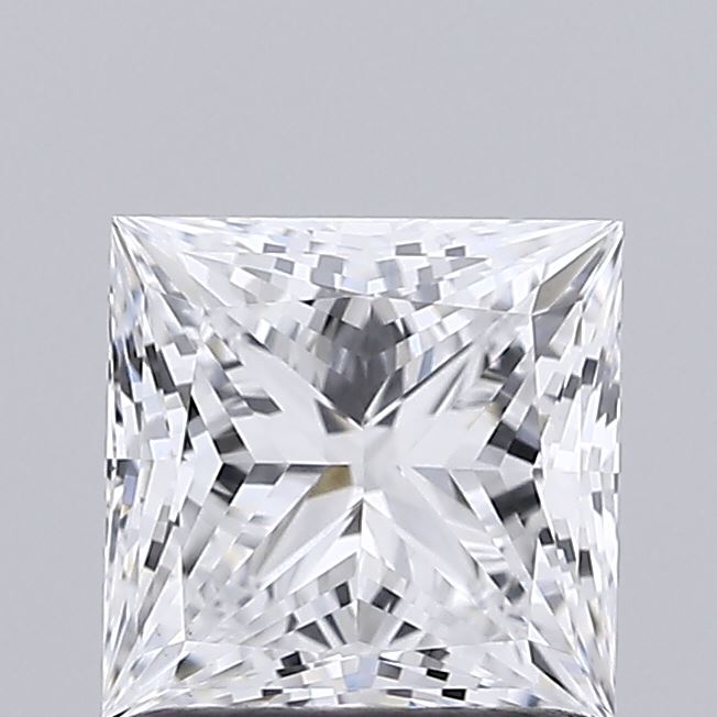 1.03 Carat Princess Shaped, Ideal Cut, D Color, VS1 Clarity, IGI Certified Lab Grown Diamond