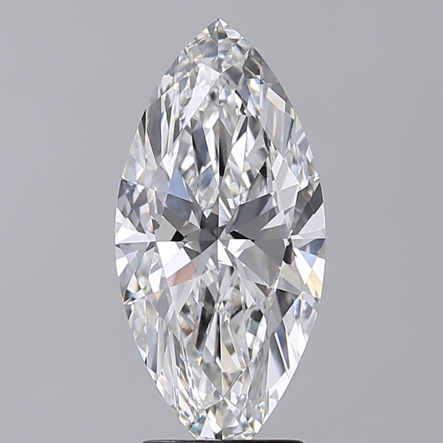 3.00 Carat Marquise Shaped, Very Good Cut, E Color, VVS2 Clarity, IGI Certified Lab Grown Diamond