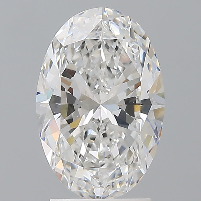 2.58 Carat Oval Shaped, Excellent Cut, E Color, VS1 Clarity, IGI Certified Lab Grown Diamond