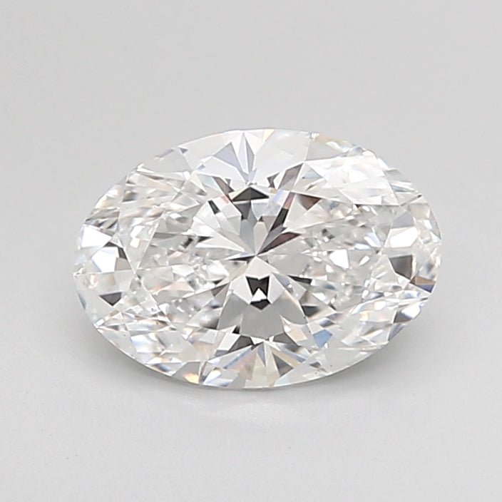 1.55 Carat Oval Shaped, Ideal Cut, D Color, VS1 Clarity, IGI Certified Lab Grown Diamond