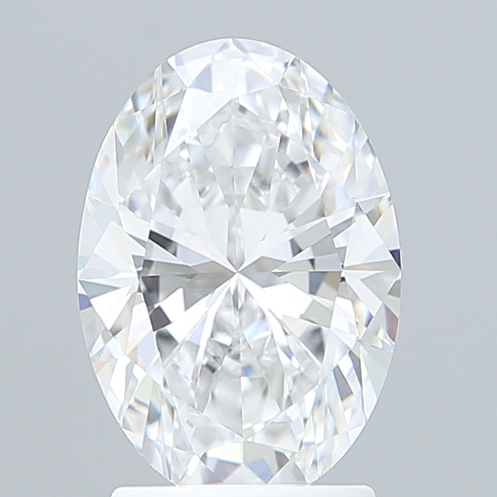 2.21 Carat Oval Shaped, Ideal Cut, D Color, VVS1 Clarity, IGI Certified Lab Grown Diamond