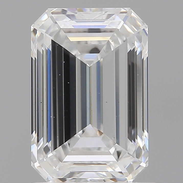 1.49 Carat Emerald Shaped, Ideal Cut, D Color, VS1 Clarity, IGI Certified Lab Grown Diamond