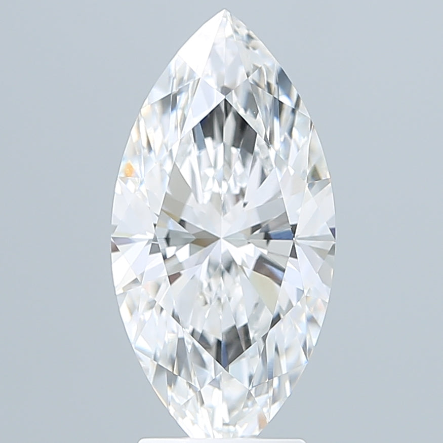 3.59 Carat Marquise Shaped, Ideal Cut, E Color, VVS2 Clarity, IGI Certified Lab Grown Diamond